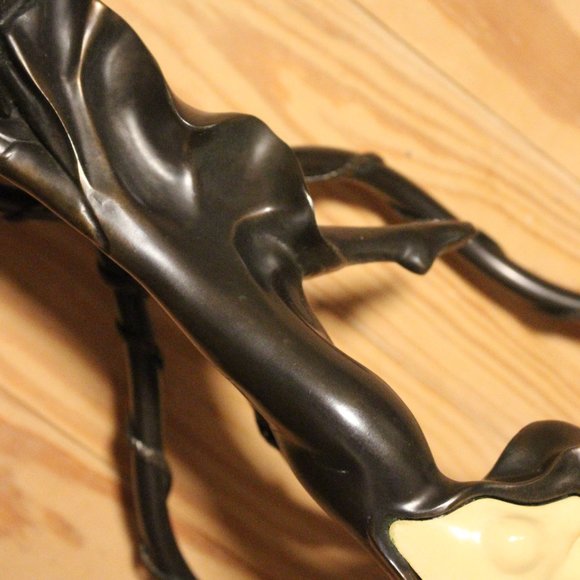 Antique Bronze Auguste Moreau French Nude Topless - Picture 14 of 16